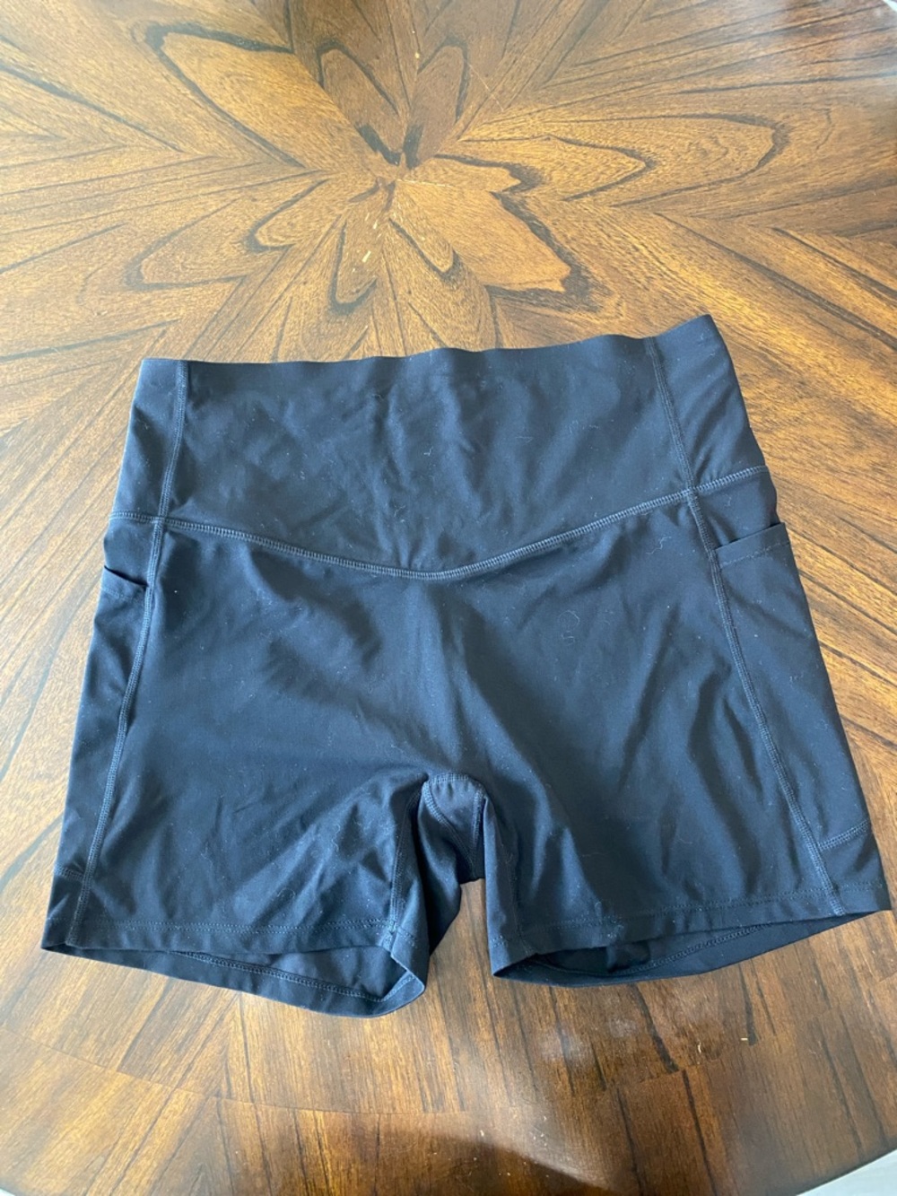 HALARA Black High-Rise Bike Shorts
